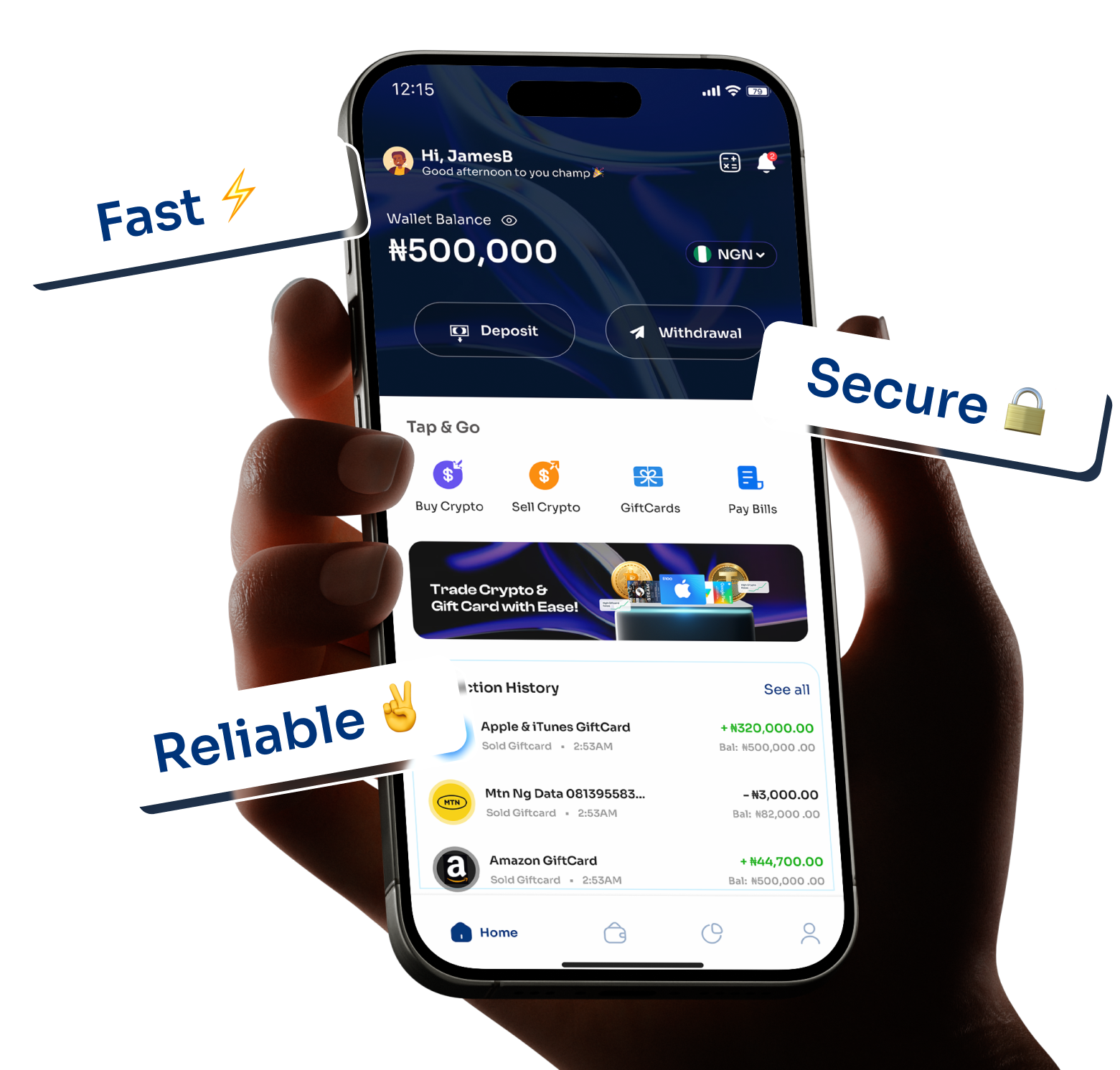 MyPassyApp on mobile